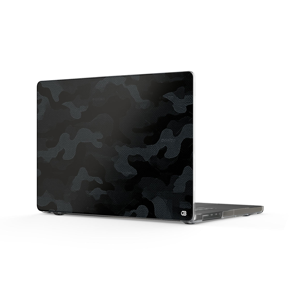 Blackout Urban Camo · Clear Hard Case for MacBook · Black