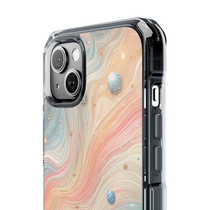 Iridescent Swirls iPhone 14 Plus Case - Impact
