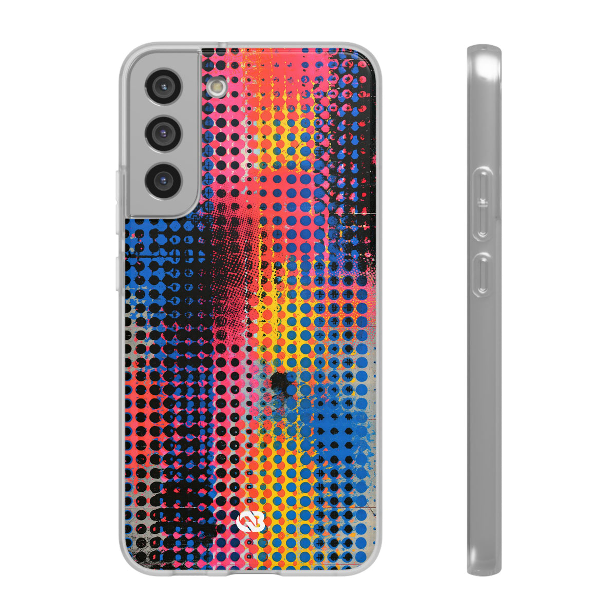 Chromatic Halftone Grid · Lite Phone Case for Samsung · Blue