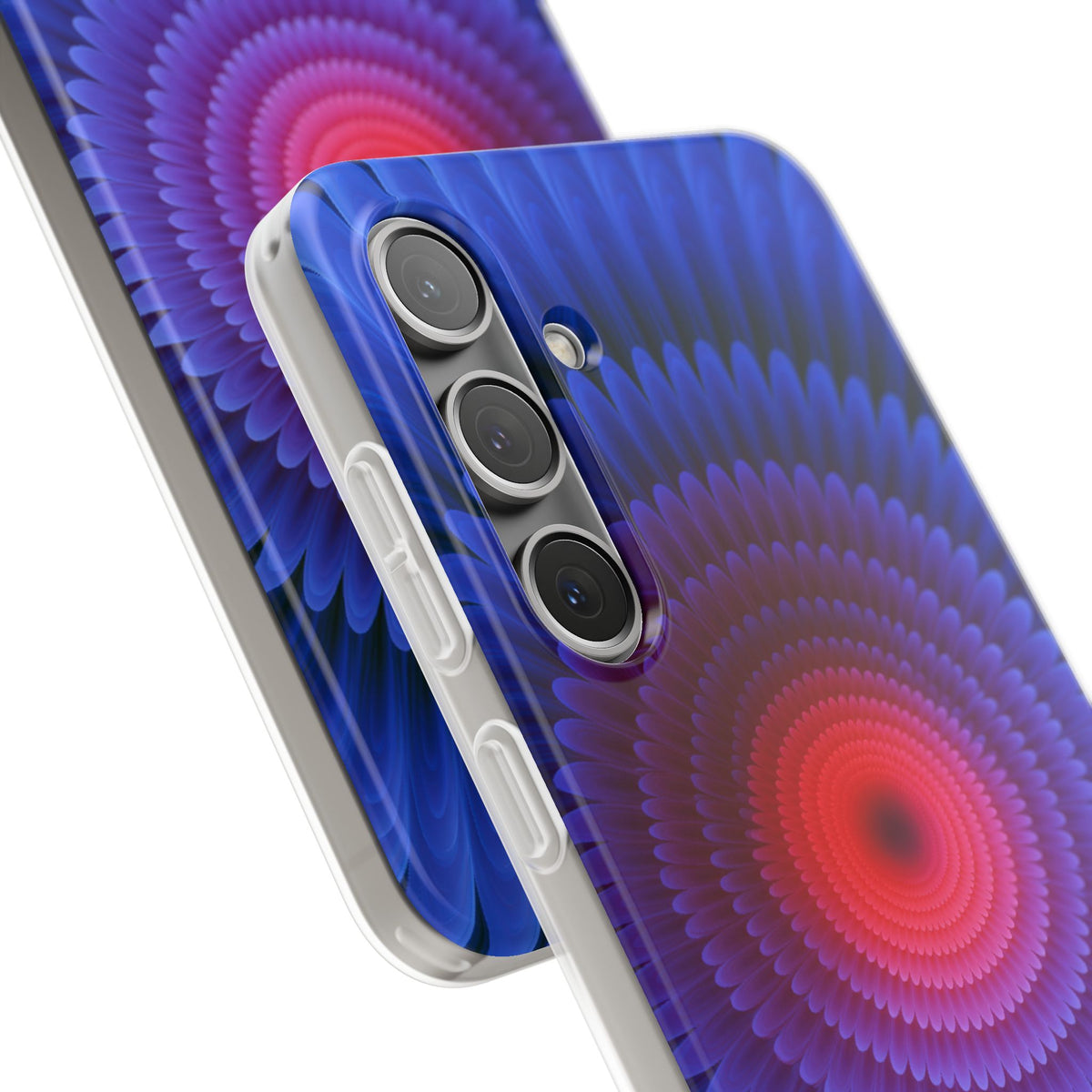 Radial Spectrum Bloom · Lite Phone Case for Samsung · Blue