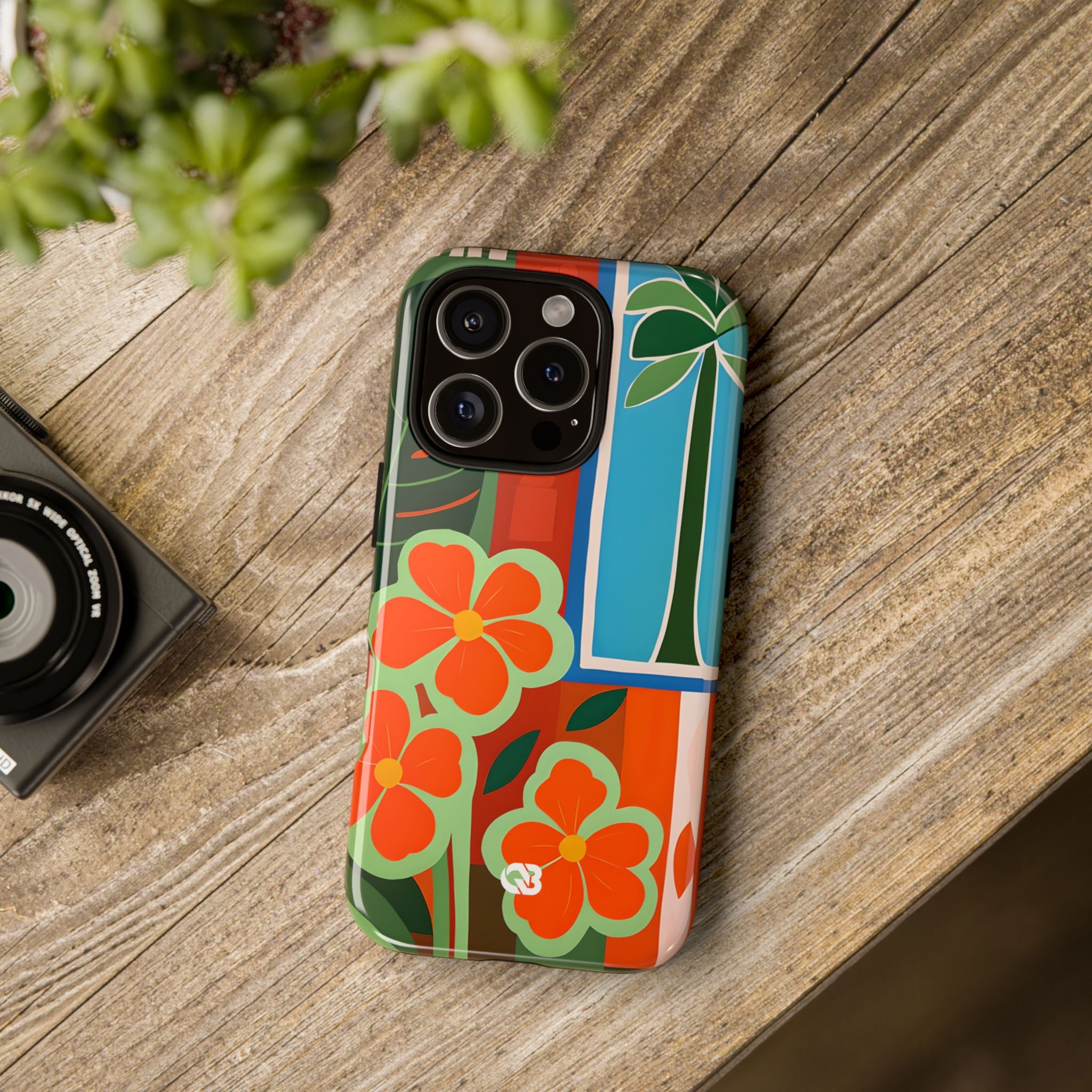 Vivid Jungle Collage · Tough Phone Case for iPhone