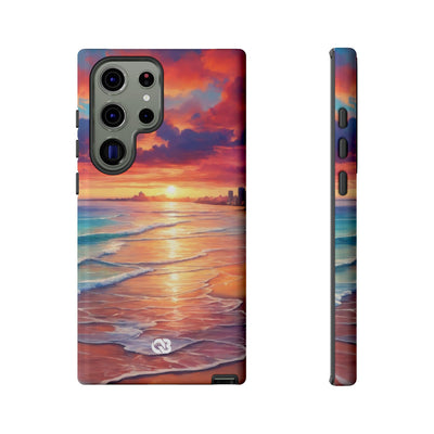 Crimson Shore Horizon · Tough Phone Case for Samsung