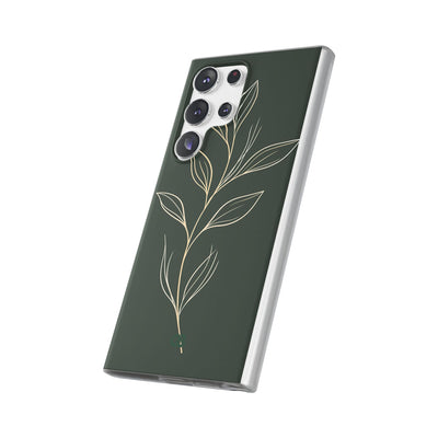 Green Lite Phone Case for Samsung - Deep Moss Willow