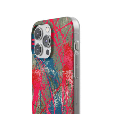 Neon Static Drip · Lite Phone Case for iPhone ·  Pink