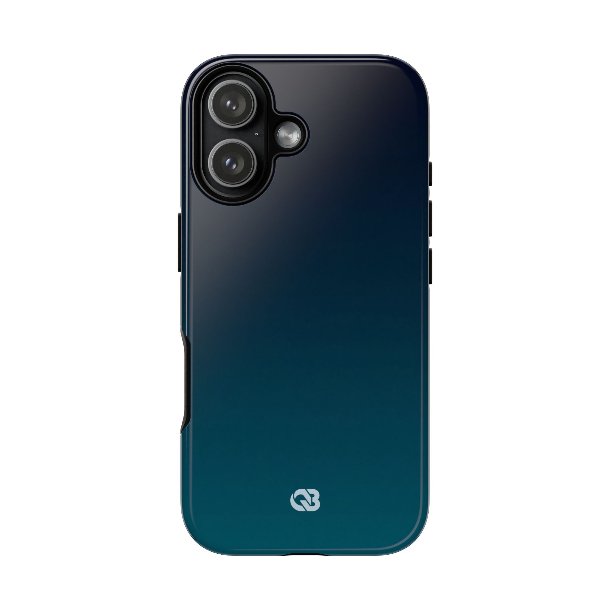 Teal Tough Phone Case for iPhone - Abyss Teal Haze