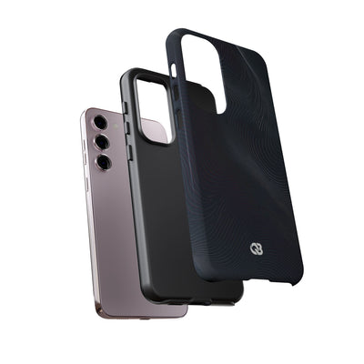 Black Tough Phone Case for Samsung - Obsidian Ridge Flux