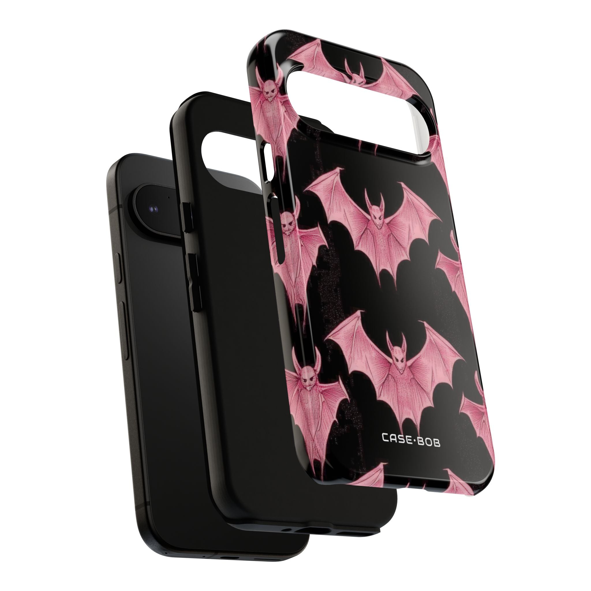 Pink Batwave Google Pixel 9 Case - Tough