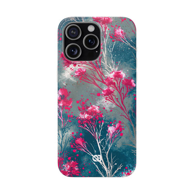 Cyber Blossom · Lite Phone Case for iPhone ·  Teal
