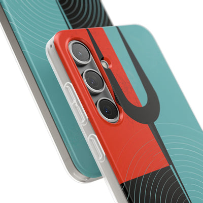 Teal Lite Phone Case for Samsung - Sonic Static Split