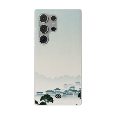 Blue Lite Phone Case for Samsung - Mist Valley Pagoda