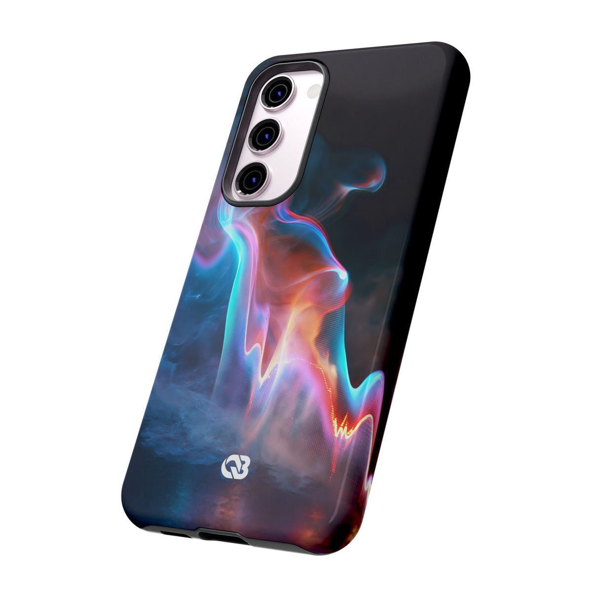 Neon Waveform · Tough Phone Case for Samsung · Black