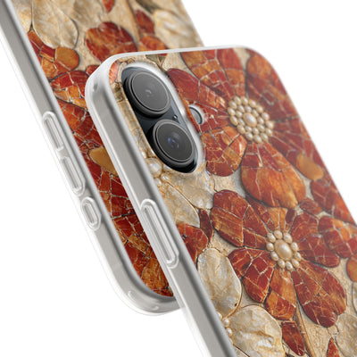 Carnelian Pearl Bloom · Lite Phone Case for iPhone ·  Orange