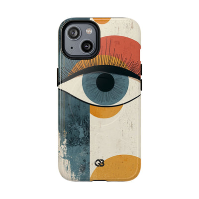 Distressed Azure Ocular · Tough+ Phone Case for iPhone · Magsafe
