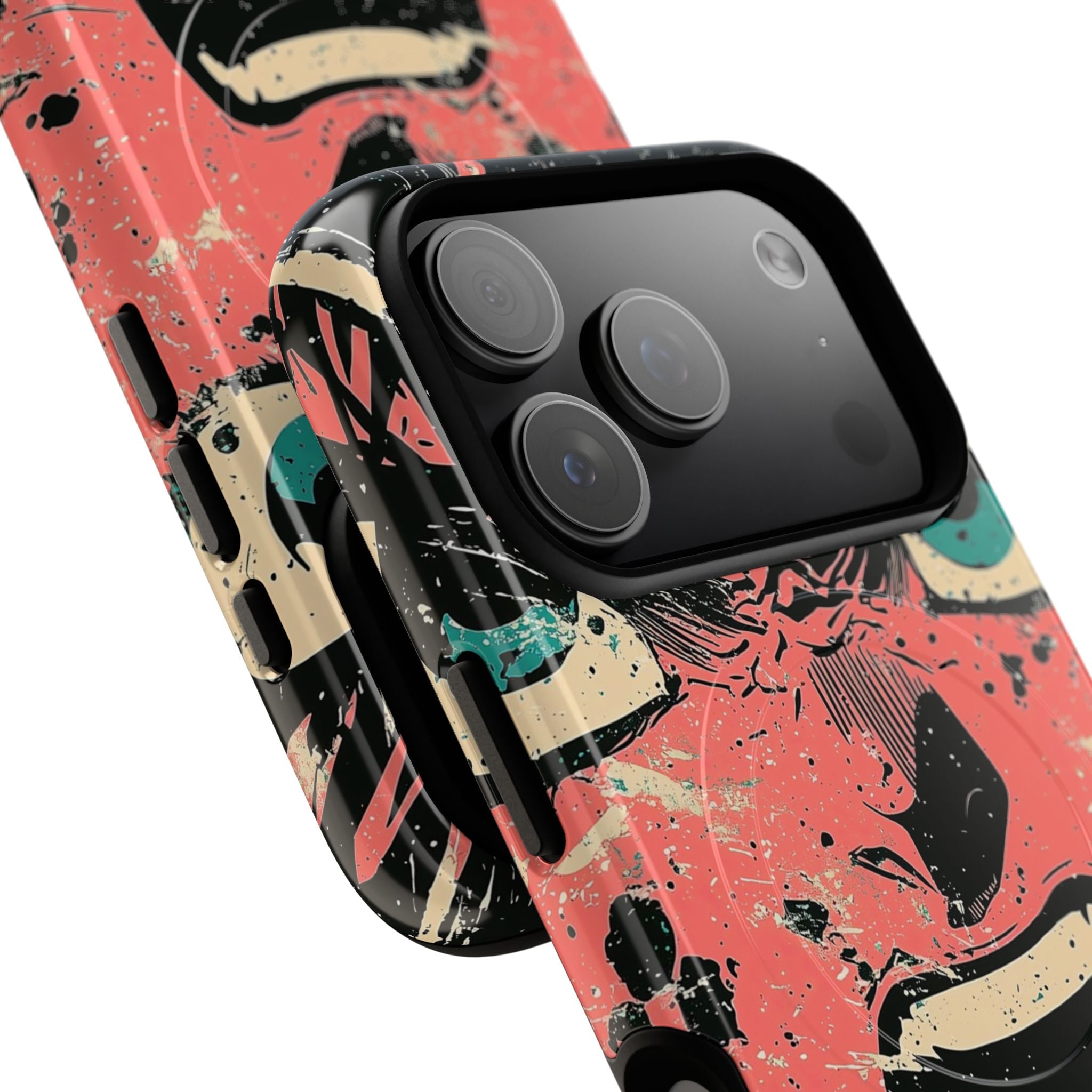 Screaming Face Pink iPhone 17 Pro Case - Tough+ - CASE•BOB