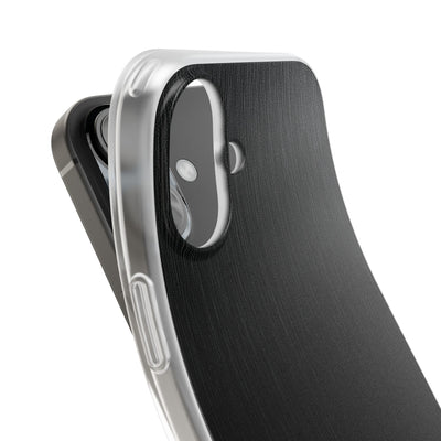 Black Lite Phone Case for iPhone - Brushed Obsidian Slate