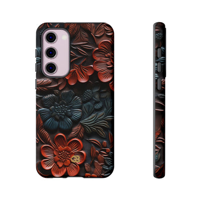 Carved Earth Bloom · Tough etui na telefon dla Samsung