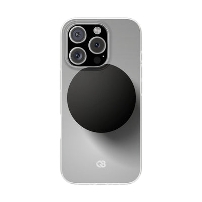 Grey Lite Phone Case for iPhone - Matte Onyx Sphere