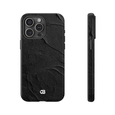 Obsidian Stucco Relief · Tough Phone Case for iPhone · Black