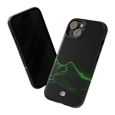 Nordic Mountain Contour · Tough Phone Case for iPhone · Black