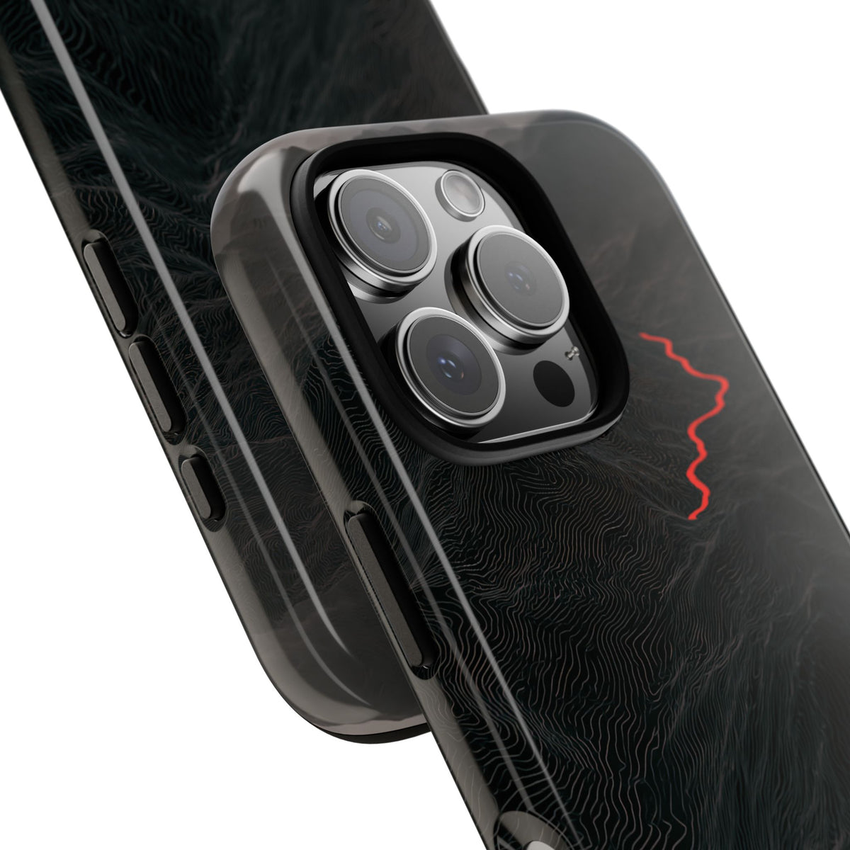 Crimson Ridge Pass · Tough Phone Case for iPhone · Black