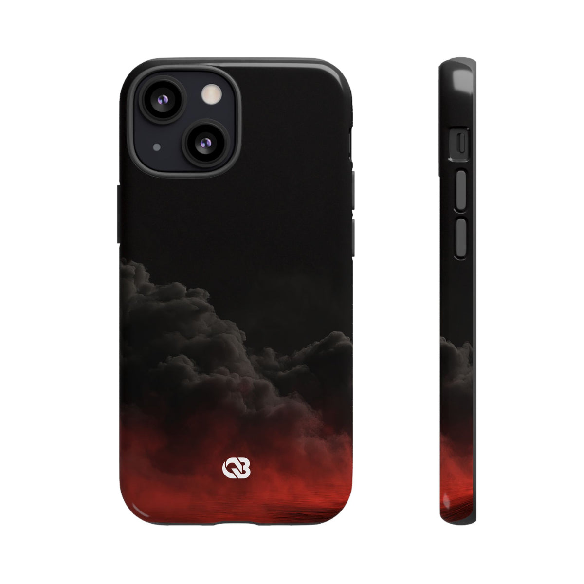Crimson Fog Void · Tough Phone Case for iPhone · Black