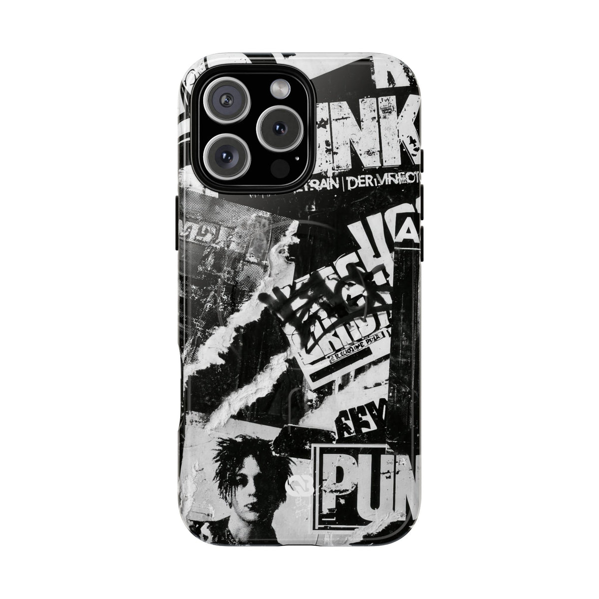 Underground Punk Collage · Tough 2.0 Magnetic Phone Case for iPhone · Black