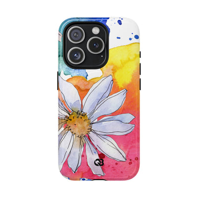 Vivid Bloom Splatter · Tough+ Handyhülle für iPhone · Magsafe