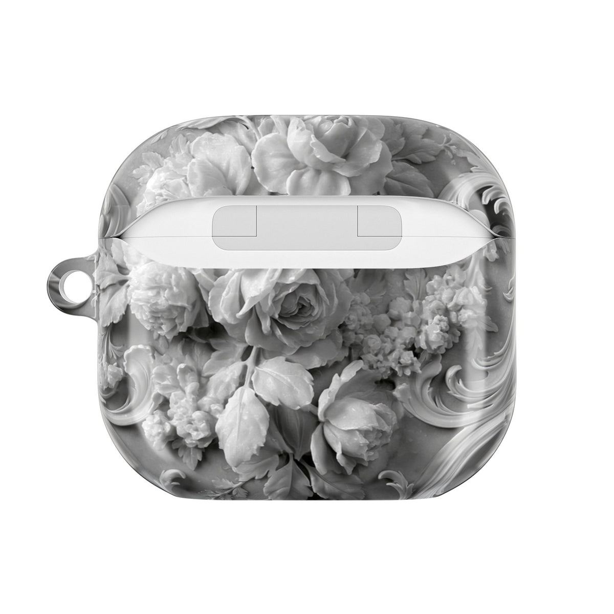 Rococo Marble Rose · Hard Case for AirPods & AirPods Pro · White