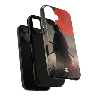 Crimson Moon Ronin · Tough Phone Case for iPhone · Black