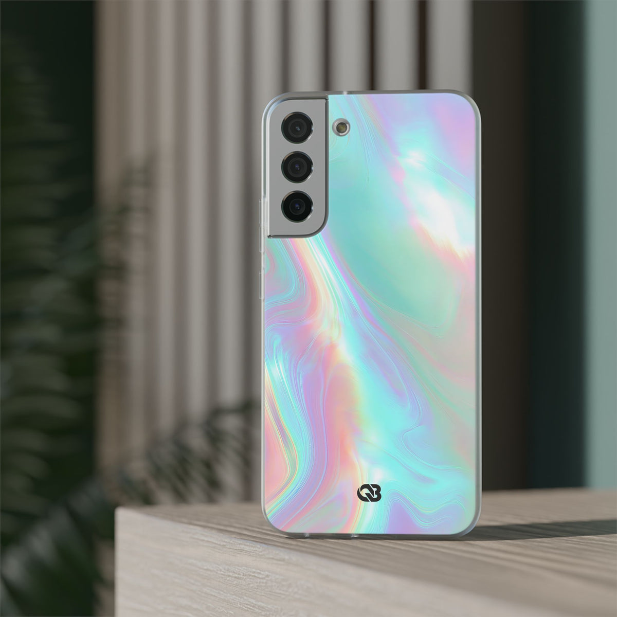 Prismatic Liquid Light · Lite Phone Case for Samsung · Teal