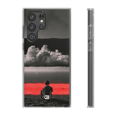 Crimson Horizon · Lite Phone Case for Samsung · Black