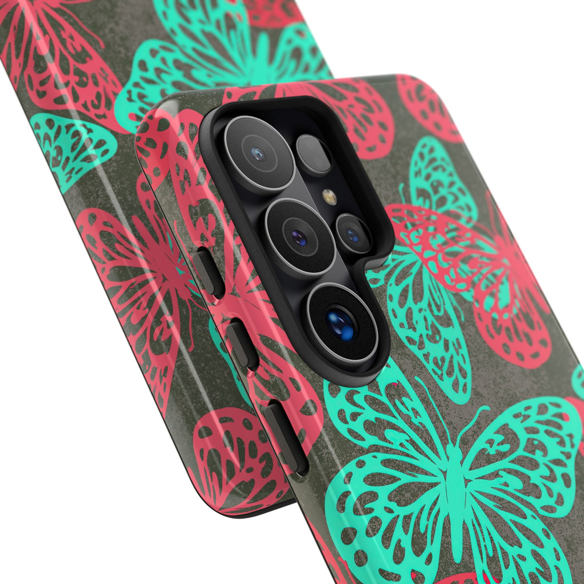 Electric Papillon · Tough Phone Case for Samsung · Pink