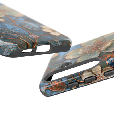 Gilded Blossom Reverie · Tough Phone Case for Samsung · Teal