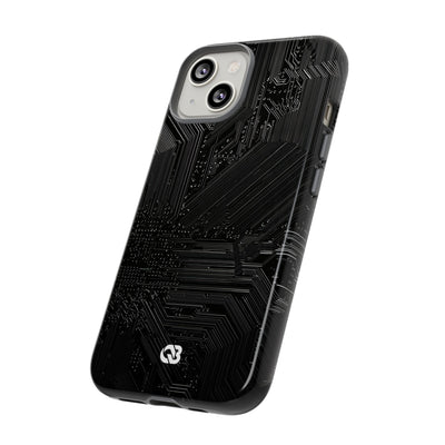 Obsidian Circuitry · Tough Phone Case for iPhone · Black
