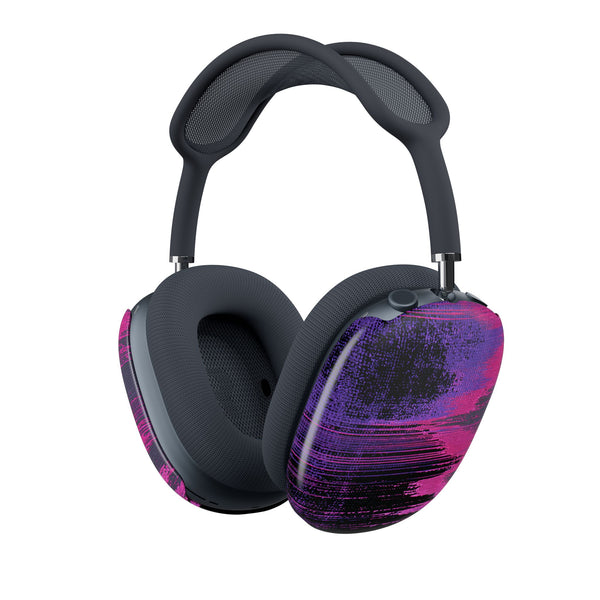Neon Signal Shift · Hard Case for AirPods Max · Purple
