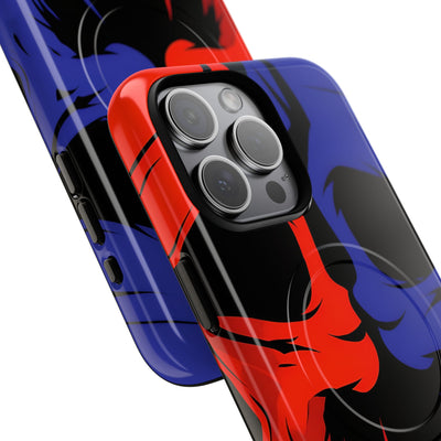 Crimson Cobalt Skulls · Tough+ Phone Case for iPhone · Magsafe
