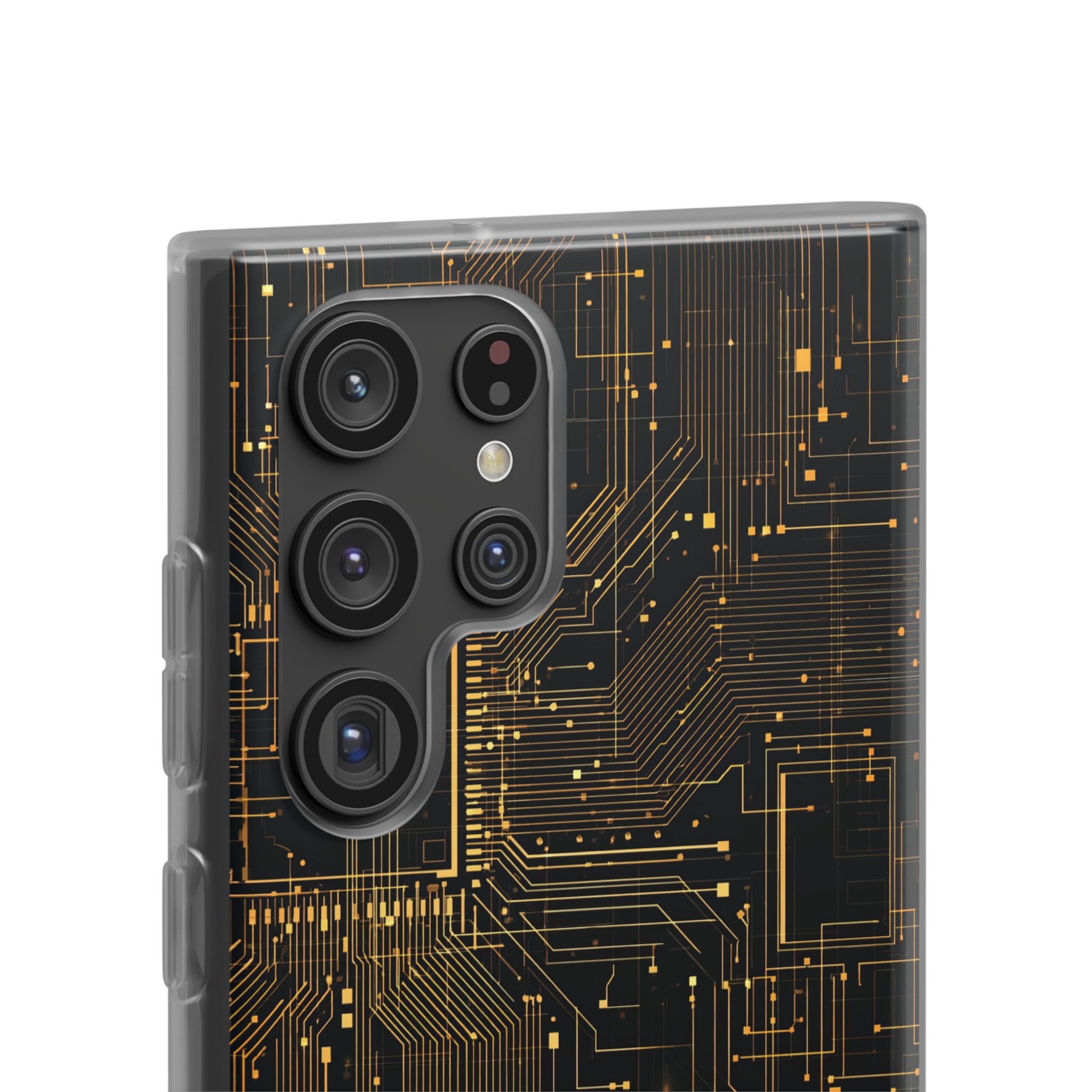 Gold Lite Phone Case for Samsung - Amber Core Mainframe