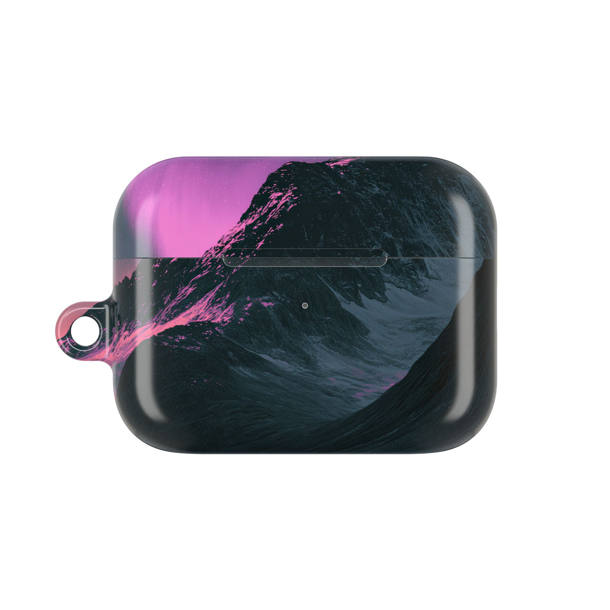 Arctic Aurora Summit · Hard Case for AirPods & AirPods Pro · Black