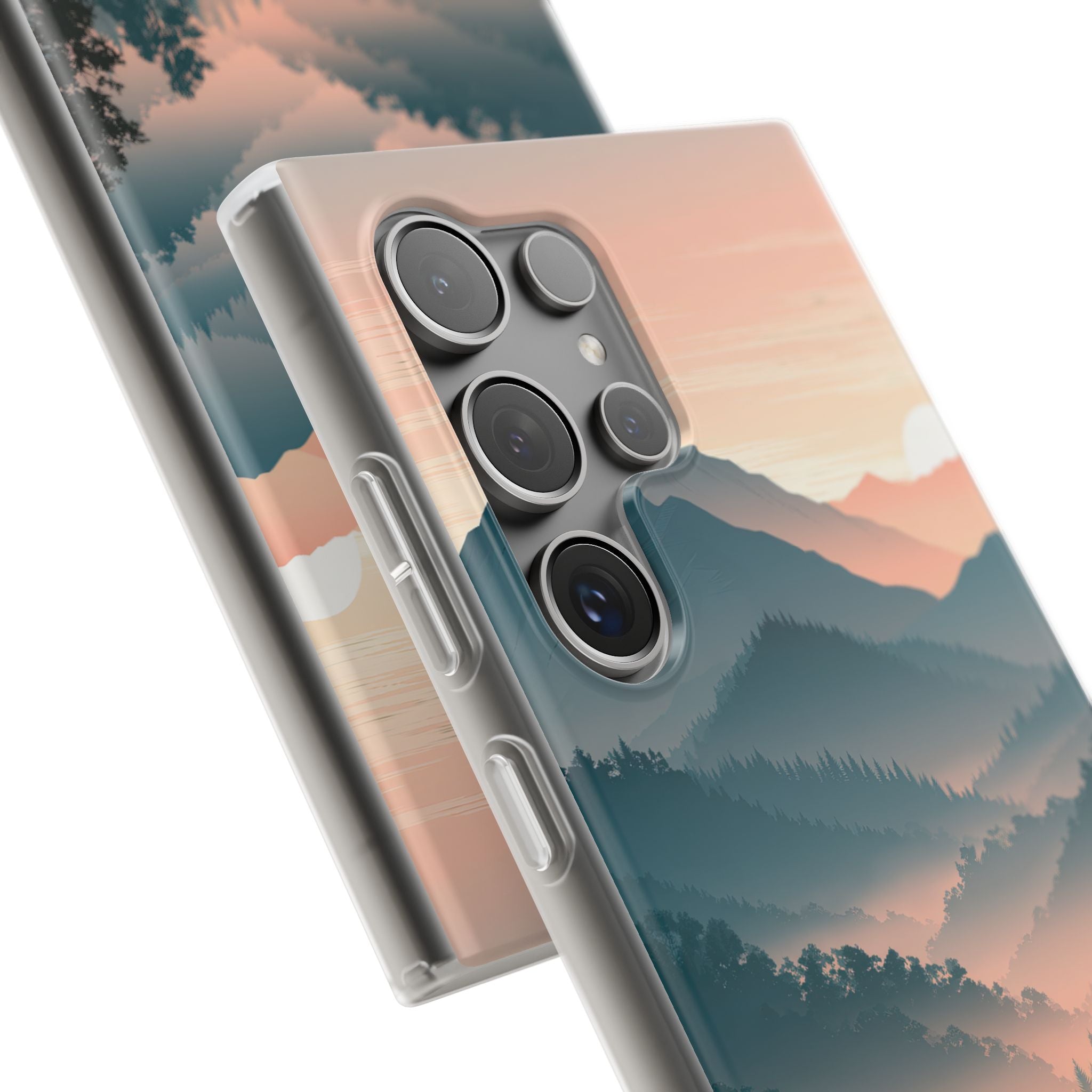 Teal Lite Phone Case for Samsung - Alpine Teal Horizon