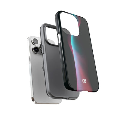 Neon Pixel Flow · Tough Phone Case for iPhone · Black