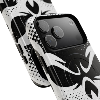 Phantom Halftone · Tough 2.0 Magnetic Phone Case for iPhone · Black