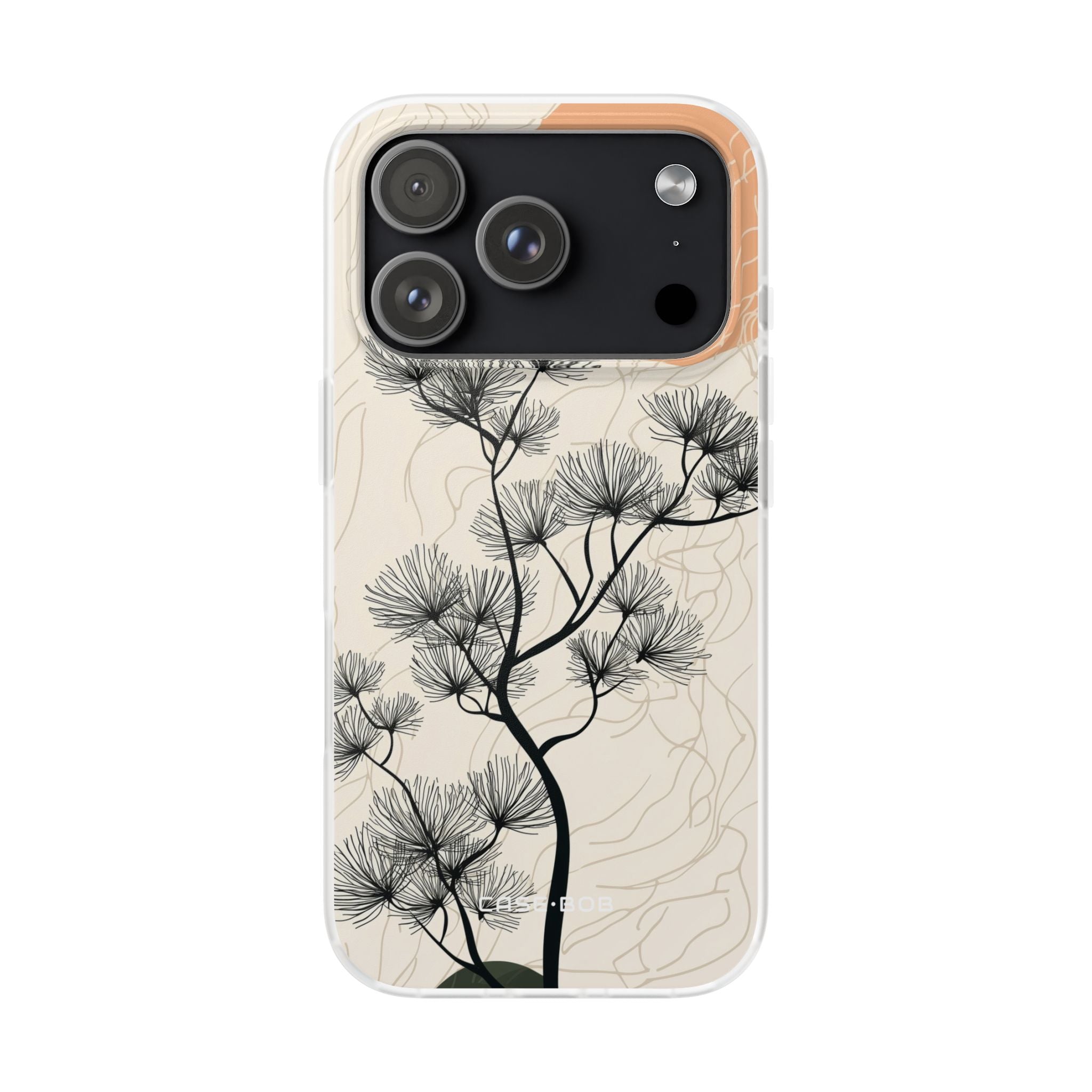 Spiky Tree Sunset iPhone 17 Pro Case - Soft - CASE•BOB