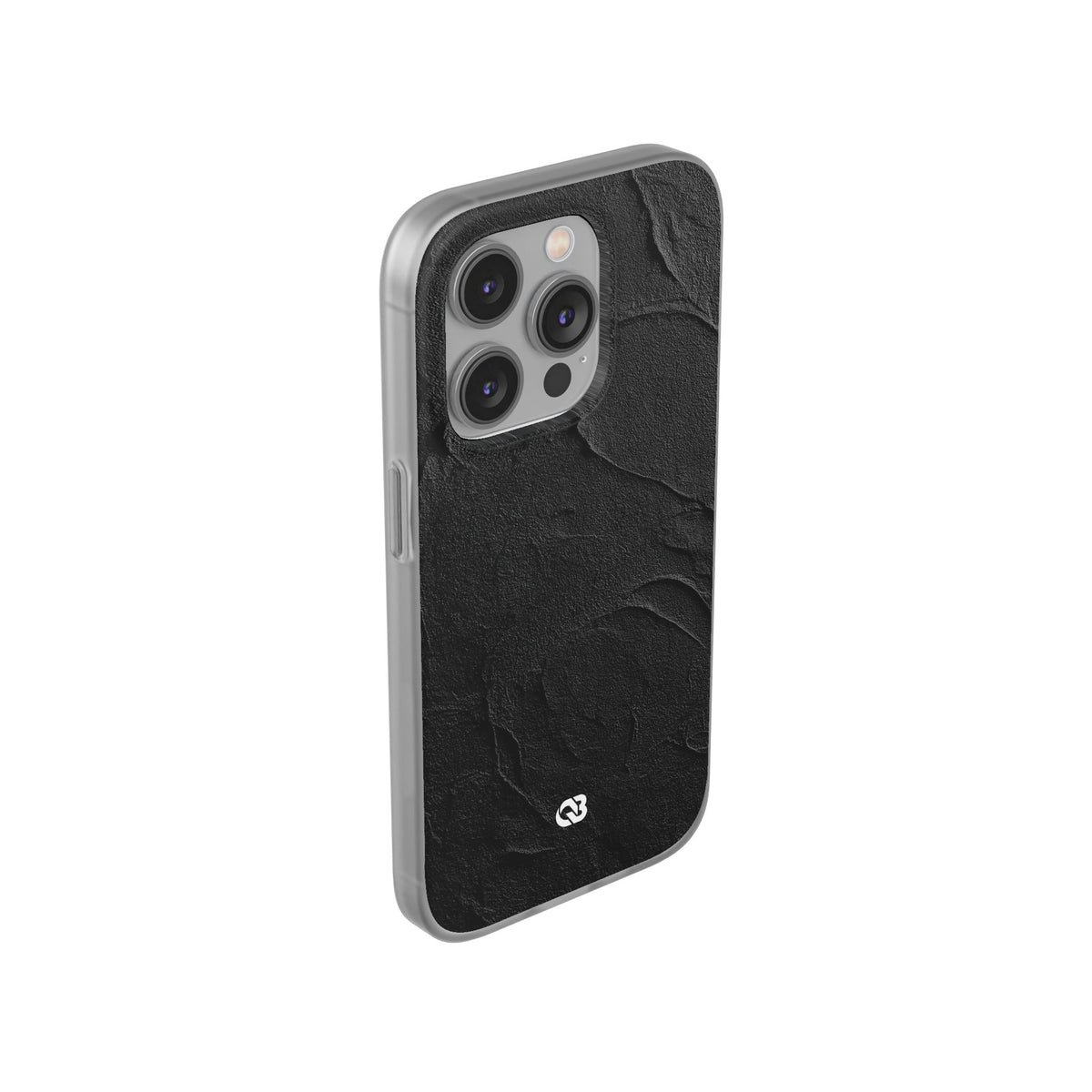 Obsidian Stucco Relief · Lite Phone Case for iPhone ·  Black