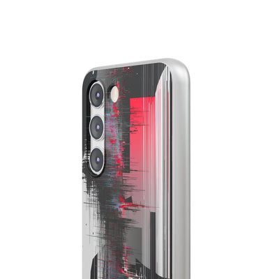 Black Lite Phone Case for Samsung - Crimson Data Leak