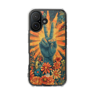 Radiant Peace Bloom · Impact etui na telefon dla iPhone · MagSafe
