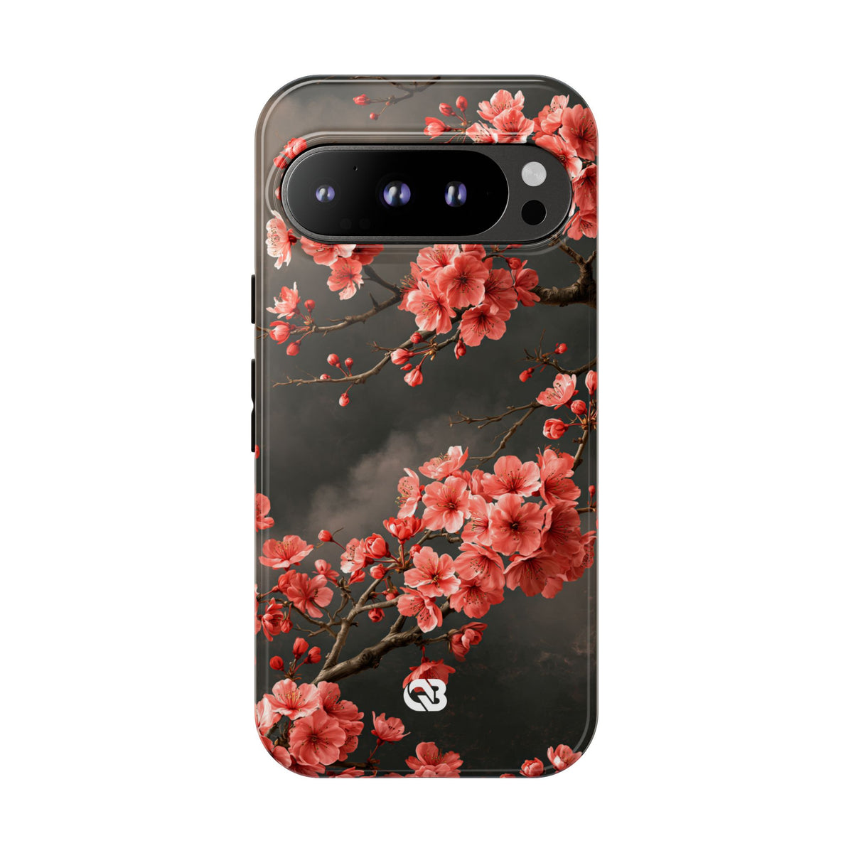 Dark Sakura Nocturne · Tough Phone Case for Pixel ·  Black