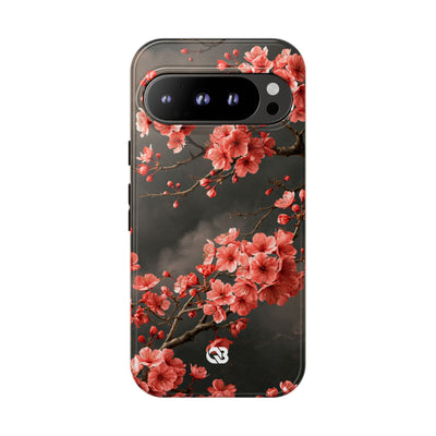 Dark Sakura Nocturne · Tough Phone Case for Pixel ·  Black