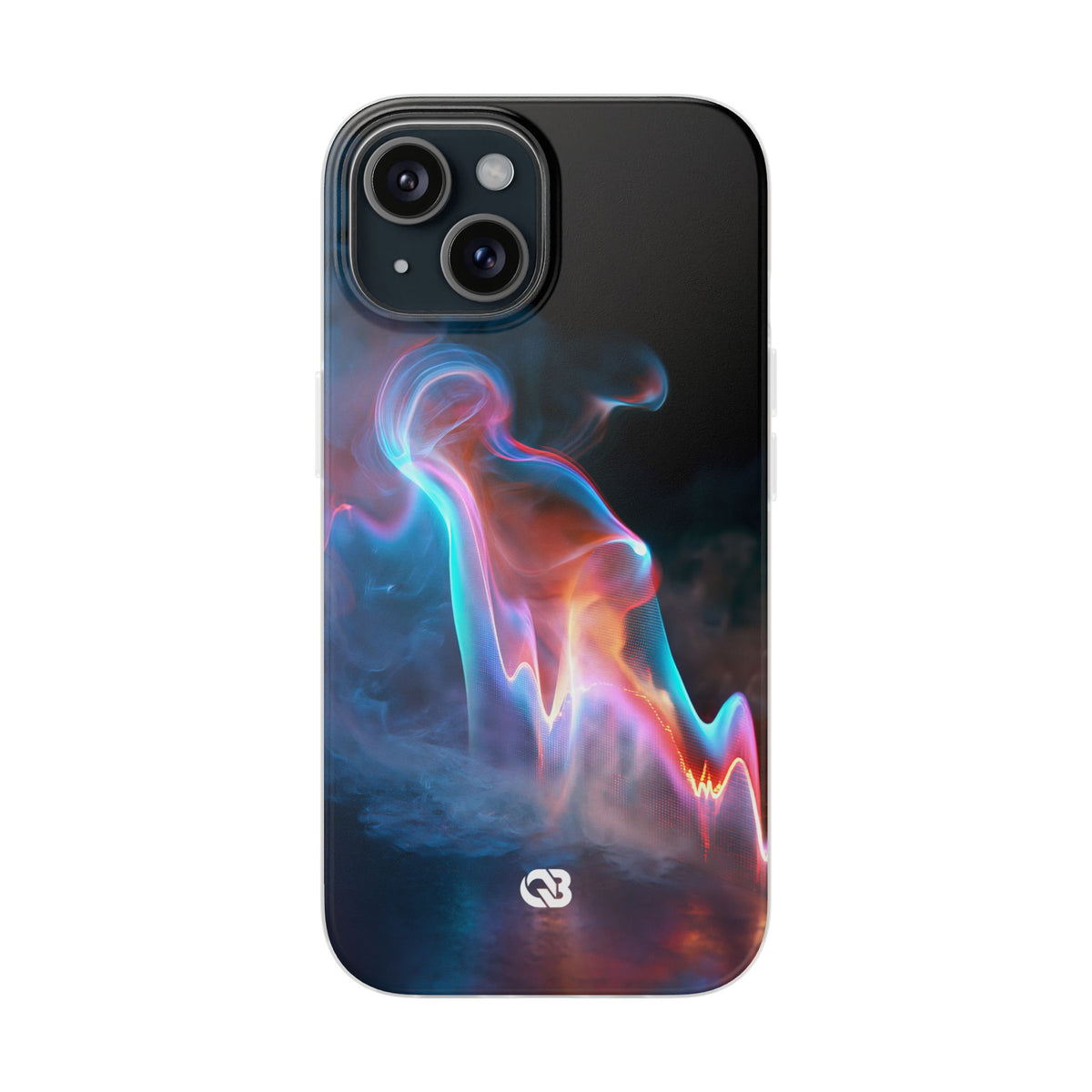 Neon Waveform · Lite Phone Case for iPhone ·  Black