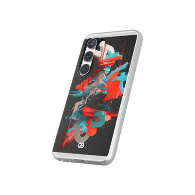 Fragmented Cyber Core · Lite Phone Case for Samsung · Black