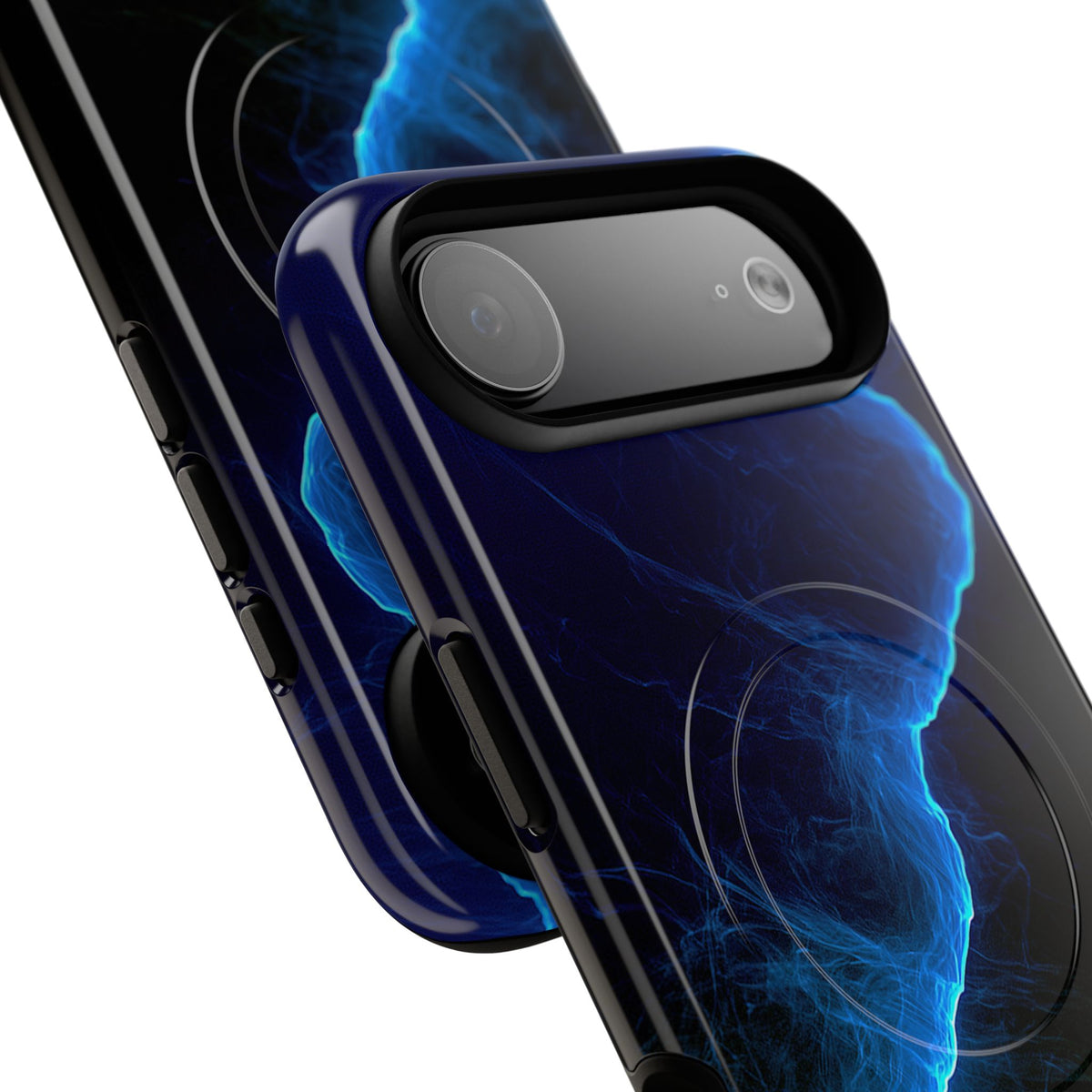 Electric Azure Drift · Tough 2.0 Magnetic Phone Case for iPhone · Blue